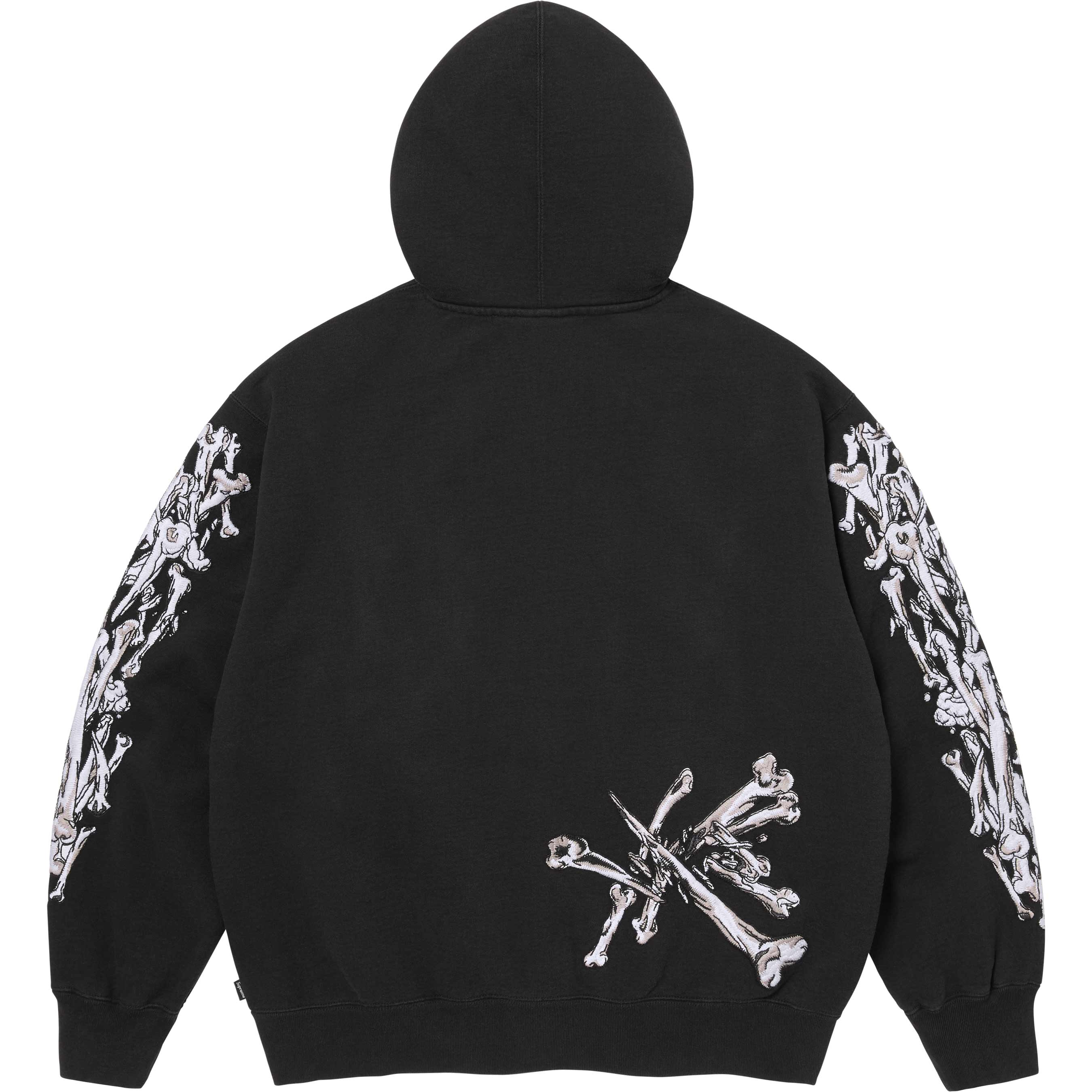 Monster Jam™ Grave Digger™ Bones Zip Up Hooded Sweatshirt view 3